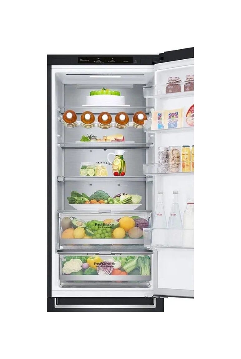 LG GBB72MCVGN Frigorifero con congelatore a libera installazione cm. 60 h 203 - lt. 384 - nero