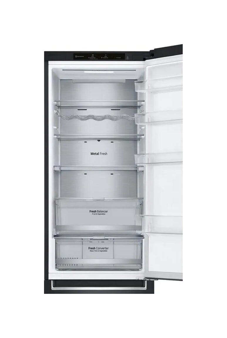 LG GBB72MCVGN Frigorifero con congelatore a libera installazione cm. 60 h 203 - lt. 384 - nero