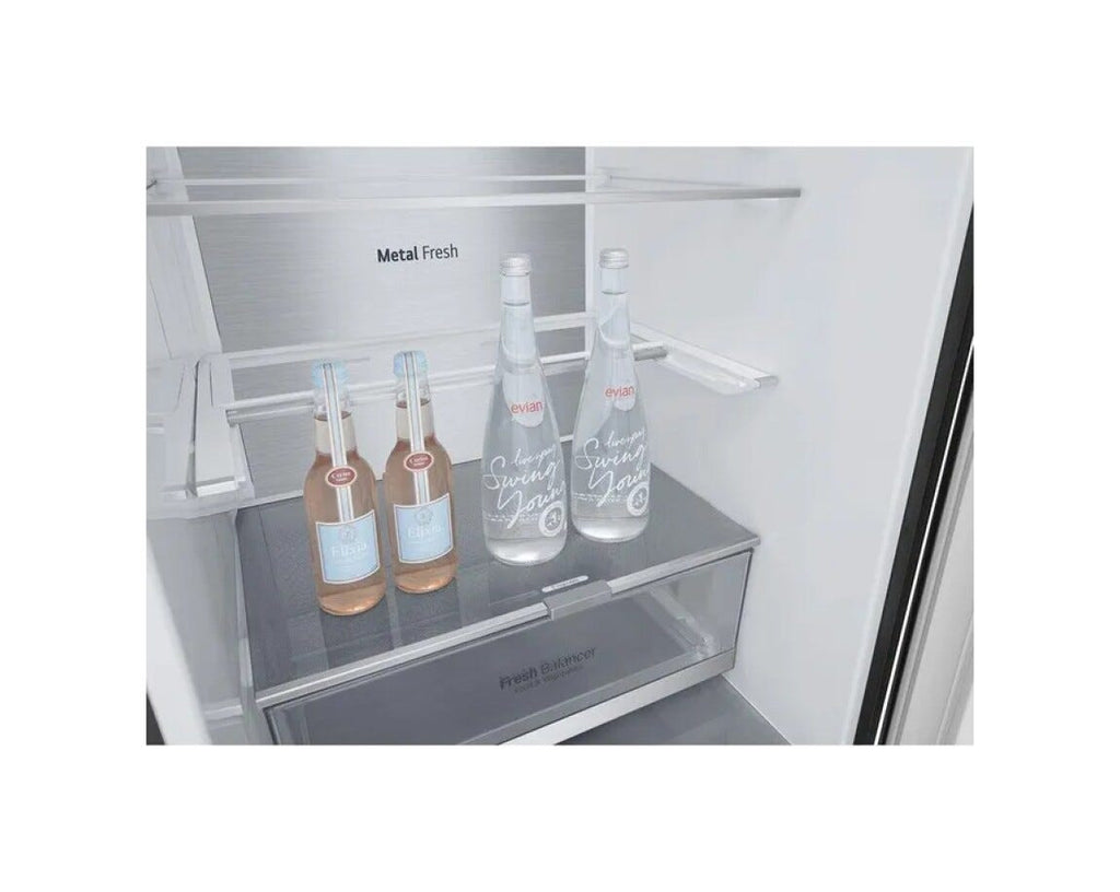 LG GBB72MCVGN Frigorifero con congelatore a libera installazione cm. 60 h 203 - lt. 384 - nero