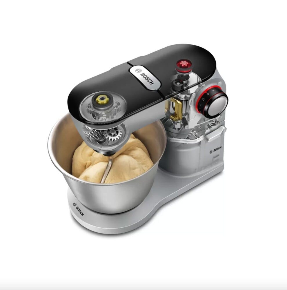 Bosch MUM9B34S27 Serie 8 Optimum Robot da cucina multifunzione - 5,5 lt - argento