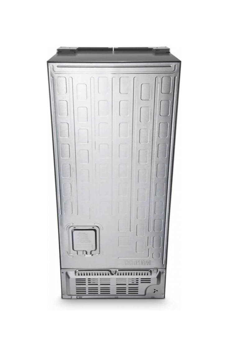 Hisense RF540N4WIE Frigorifero con congelatore french door con dispenser cm. 79 h. 182 - 480 lt. - inox