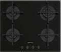 Smeg PV264B Selezione Piano cottura a gas cm. 60 - vetro nero