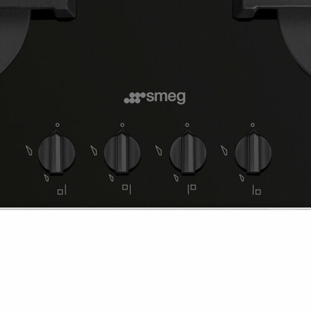 Smeg PV264B Selezione Piano cottura a gas cm. 60 - vetro nero