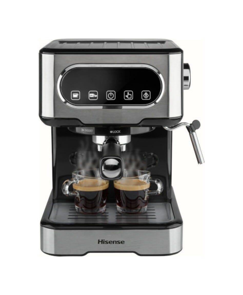 Hisense HSCM15DBK Macchina per caffè manuale - inox