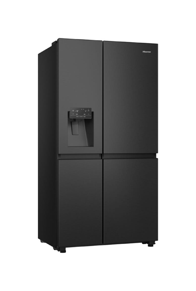 Hisense RS818N4TFE Frigorifero con congelatore side by side - cm. 91 h. 179 - lt. 617 - nero