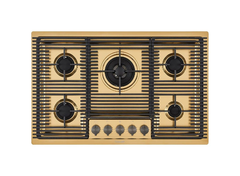 Foster 7682009 Milanello 5F Piano cottura a gas cm 80 - oro