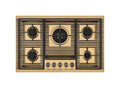 Foster 7682009 Milanello 5F Piano cottura a gas cm 80 - oro