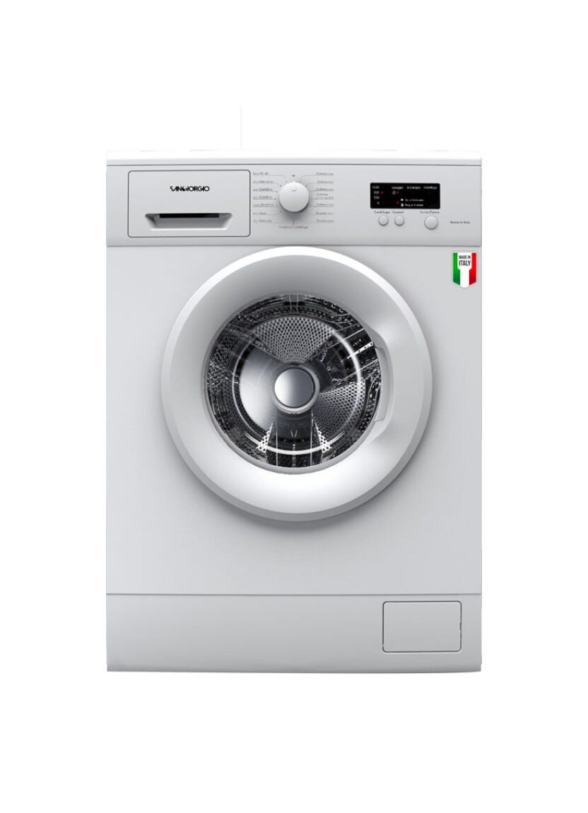 SanGiorgio SG812 Essentiel G Lavatrice cm. 60 - capacità 8 kg - bianco