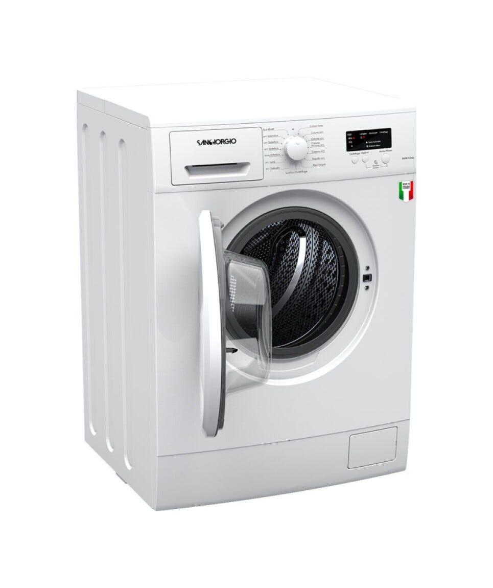 SanGiorgio SG812 Essentiel G Lavatrice cm. 60 - capacità 8 kg - bianco