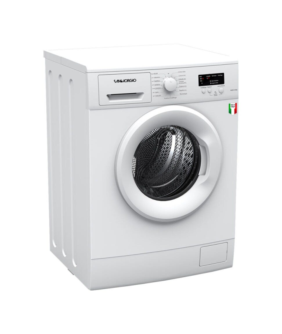 SanGiorgio SG812 Essentiel G Lavatrice cm. 60 - capacità 8 kg - bianco
