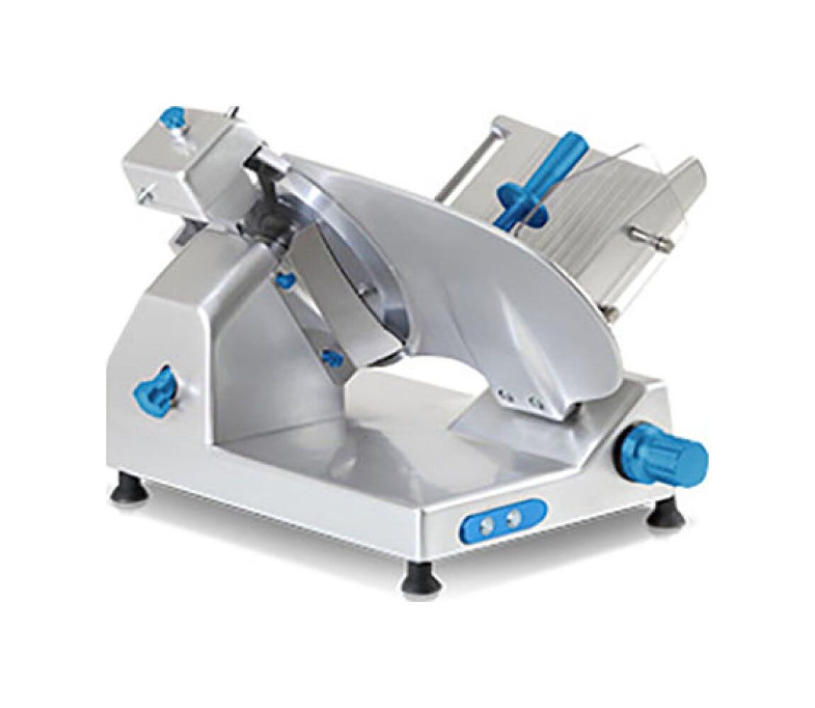 Swedlinghaus AF370GR TOP Affettatrice a gravità mm. 370 - alluminio anodizzato