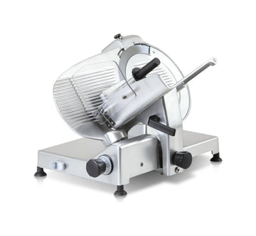 Swedlinghaus AF370GR Affettatrice a gravità trasmissione a cinghia mm. 370 - alluminio anodizzato