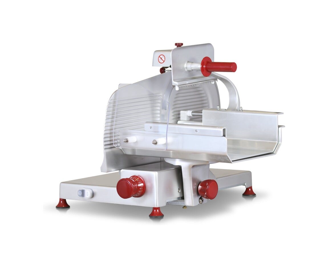 Swedlinghaus AF370 H VM Horeca Affettacarne verticale mm. 370 - alluminio anodizzato