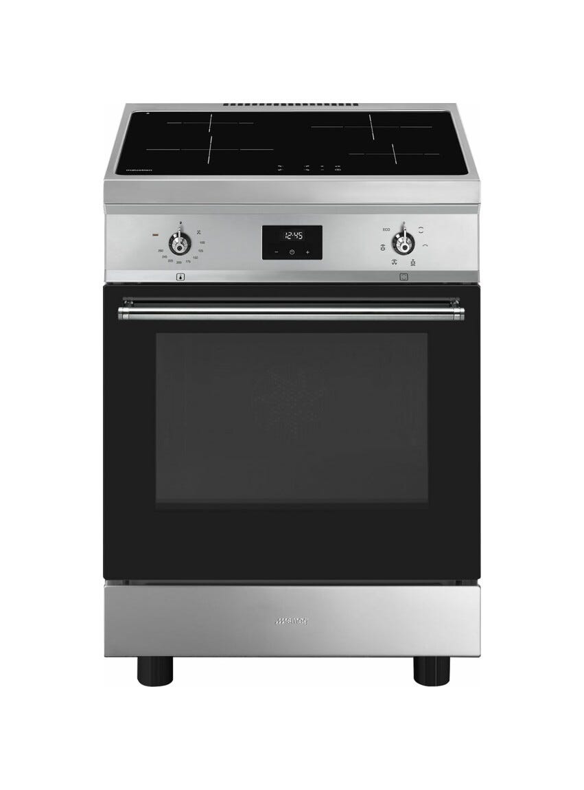 Smeg C6IMXT2 Classica Cucina da accosto cm. 60x60 - 4 zone induzione + 1 forno elettrico - inox