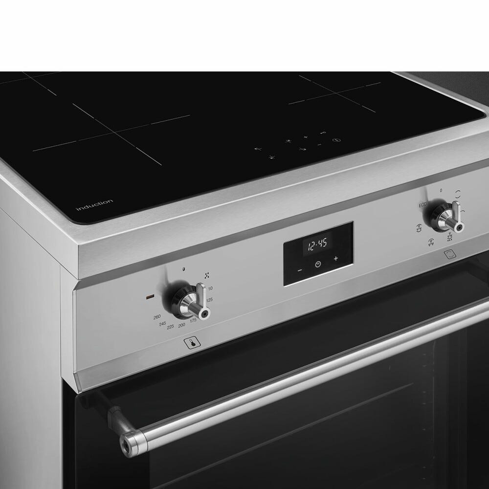Smeg C6IMXT2 Classica Cucina da accosto cm. 60x60 - 4 zone induzione + 1 forno elettrico - inox