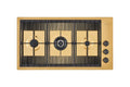 Foster 7680009 Milanello PVD Piano cottura a gas cm 87 - PVD oro