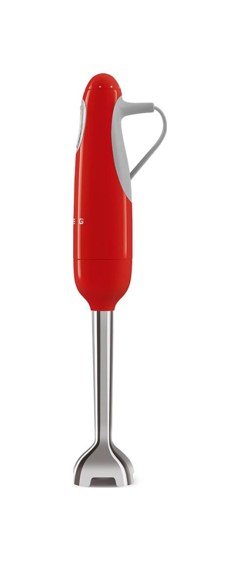 Smeg Selection HBF11RDEU 50's Style Frullatore a immersione - rosso lucido