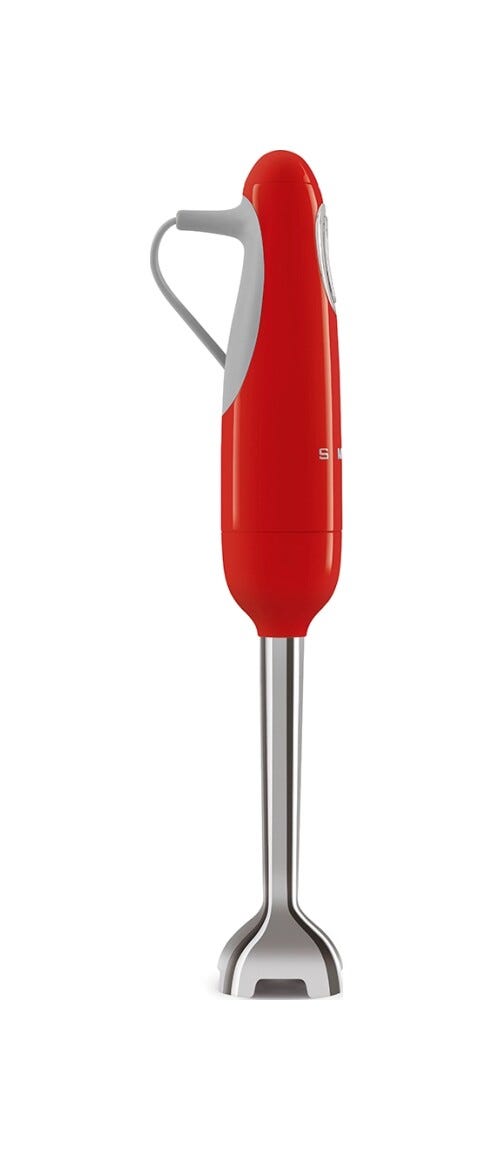 Smeg Selection HBF11RDEU 50's Style Frullatore a immersione - rosso lucido