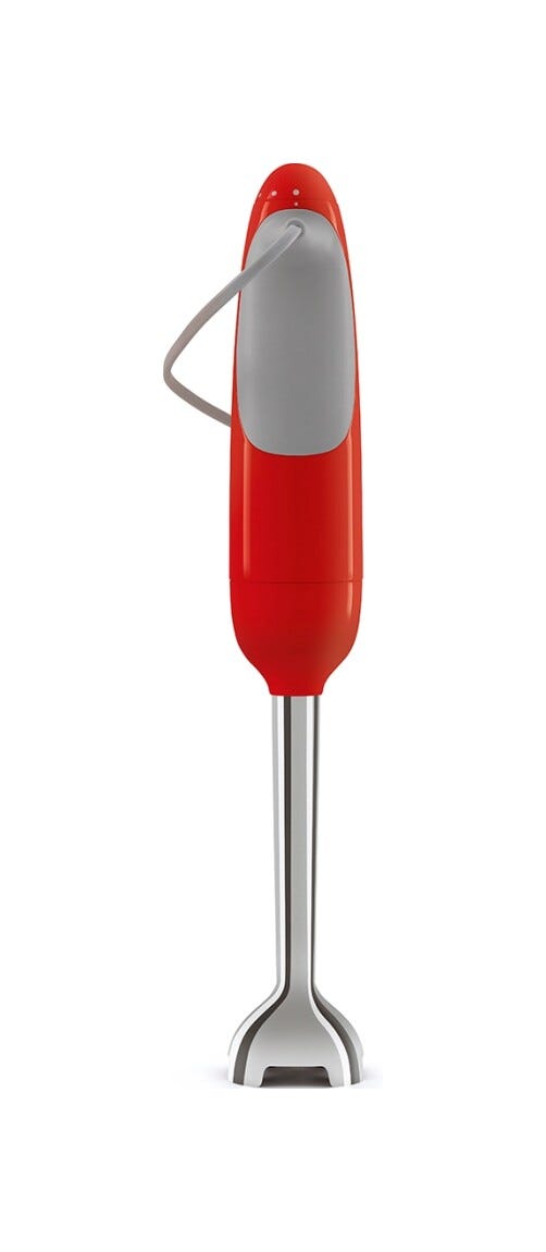 Smeg Selection HBF11RDEU 50's Style Frullatore a immersione - rosso lucido