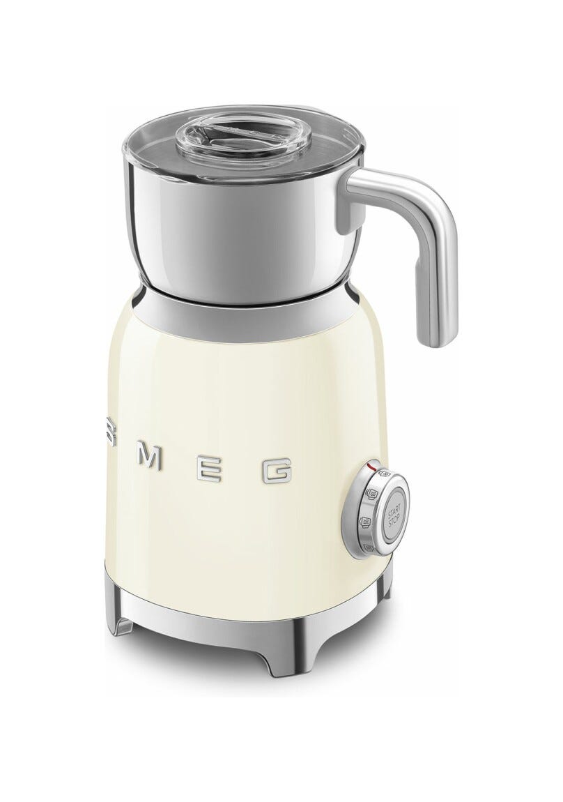 Smeg Selection MFF11CREU 50's Style Montalatte - panna lucido