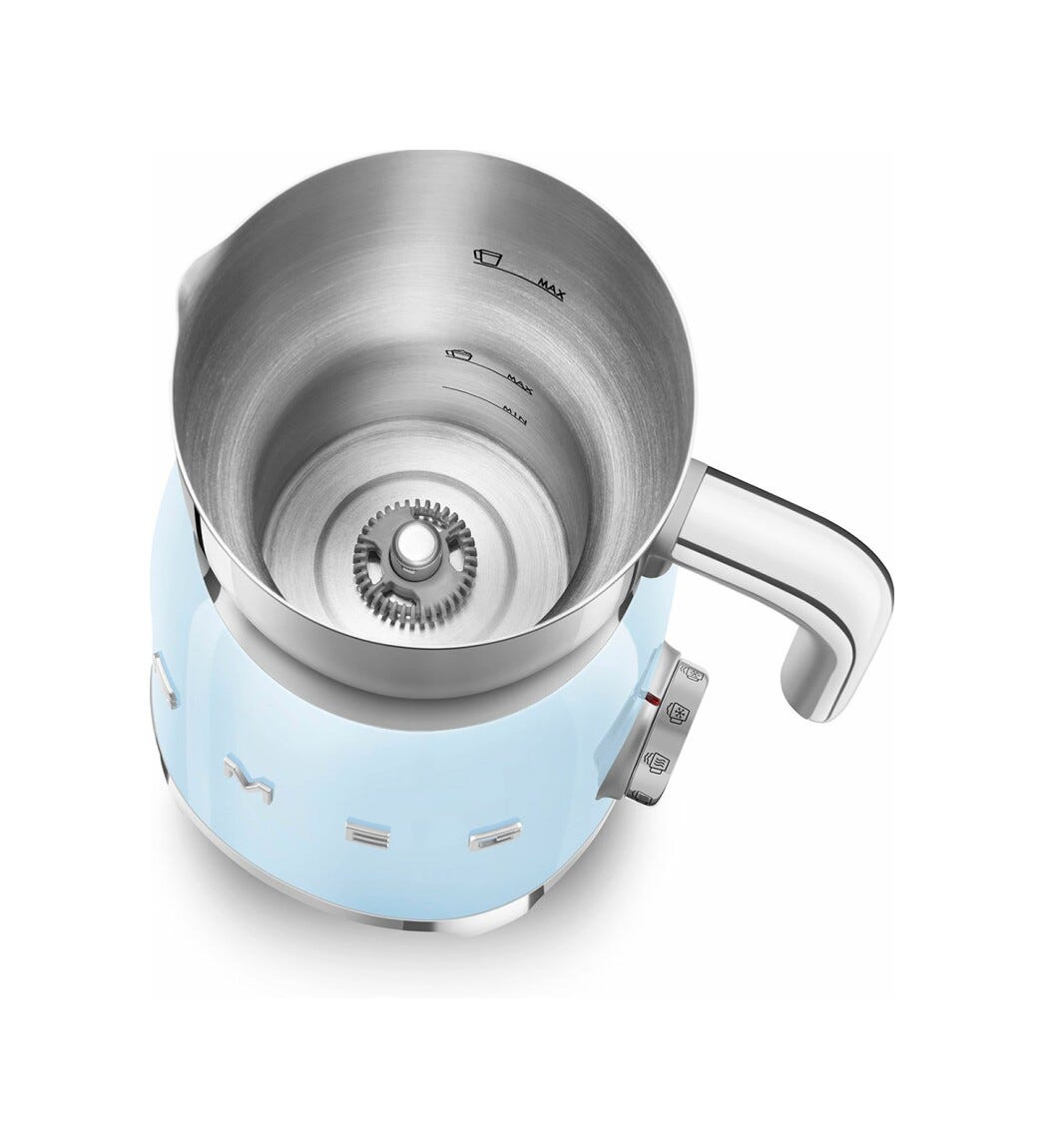Smeg Selection MFF11PBEU 50's Style Montalatte - azzurro lucido