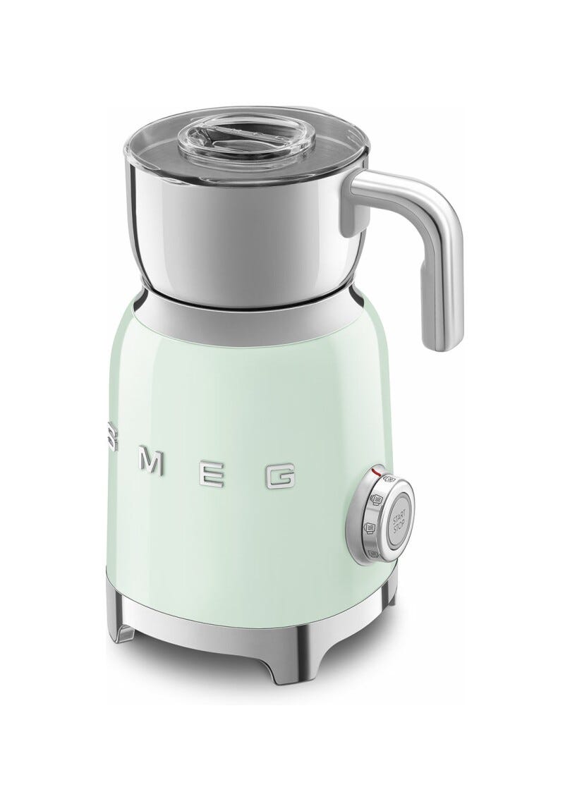 Smeg Selection MFF11PGEU 50's Style Montalatte - verde pastello lucido