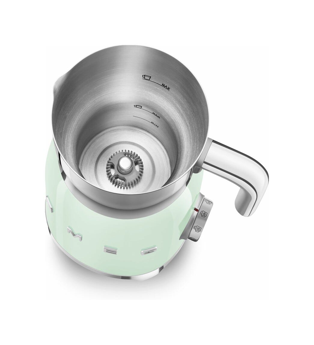 Smeg Selection MFF11PGEU 50's Style Montalatte - verde pastello lucido