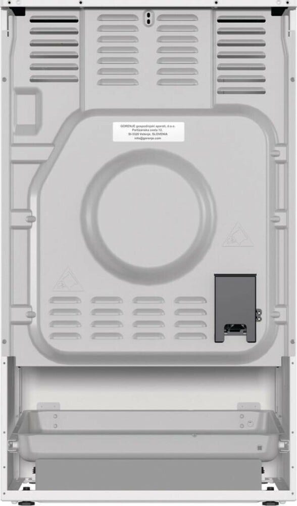 Gorenje GECS5C70WA Cucina da accosto cm. 50 - 4 zone elettriche + 1 forno elettrico - bianco