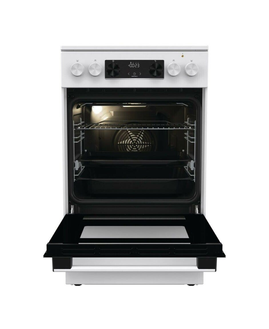 Gorenje GECS5C70WA Cucina da accosto cm. 50 - 4 zone elettriche + 1 forno elettrico - bianco