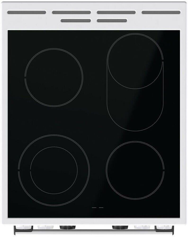 Gorenje GECS5C70WA Cucina da accosto cm. 50 - 4 zone elettriche + 1 forno elettrico - bianco