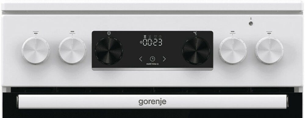Gorenje GECS5C70WA Cucina da accosto cm. 50 - 4 zone elettriche + 1 forno elettrico - bianco