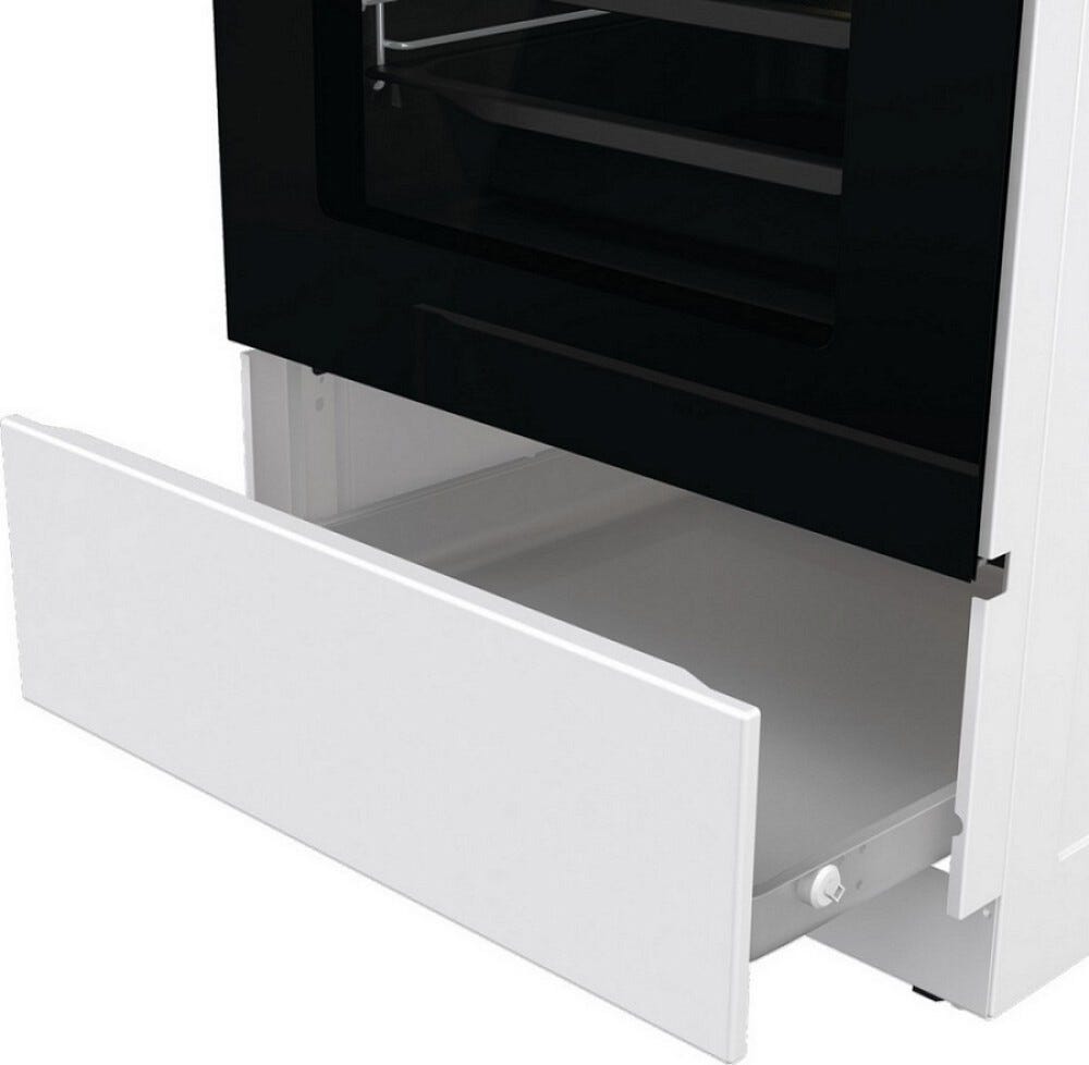 Gorenje GECS5C70WA Cucina da accosto cm. 50 - 4 zone elettriche + 1 forno elettrico - bianco