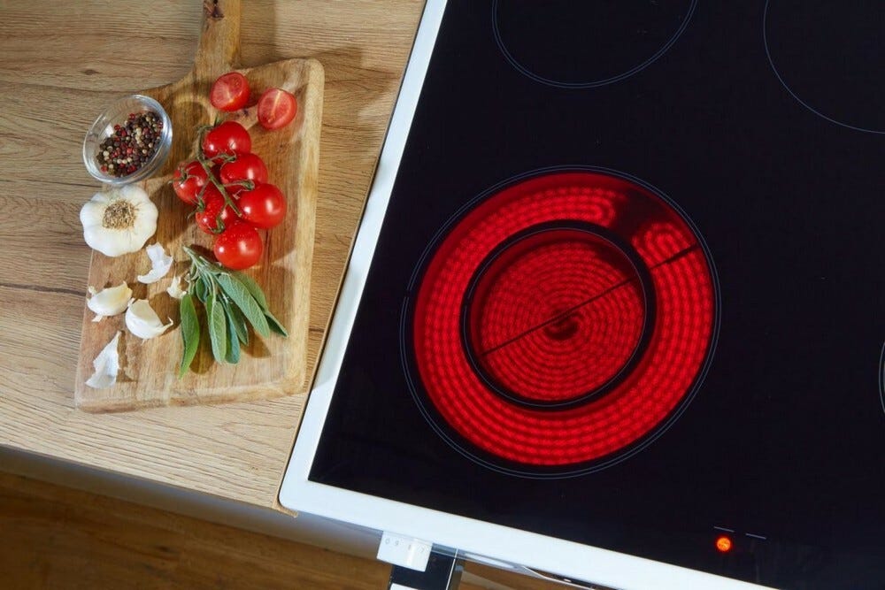 Gorenje GECS5C70WA Cucina da accosto cm. 50 - 4 zone elettriche + 1 forno elettrico - bianco