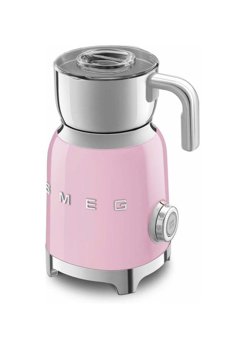 Smeg Selection MFF11PKEU 50's Style Montalatte - rosa lucido