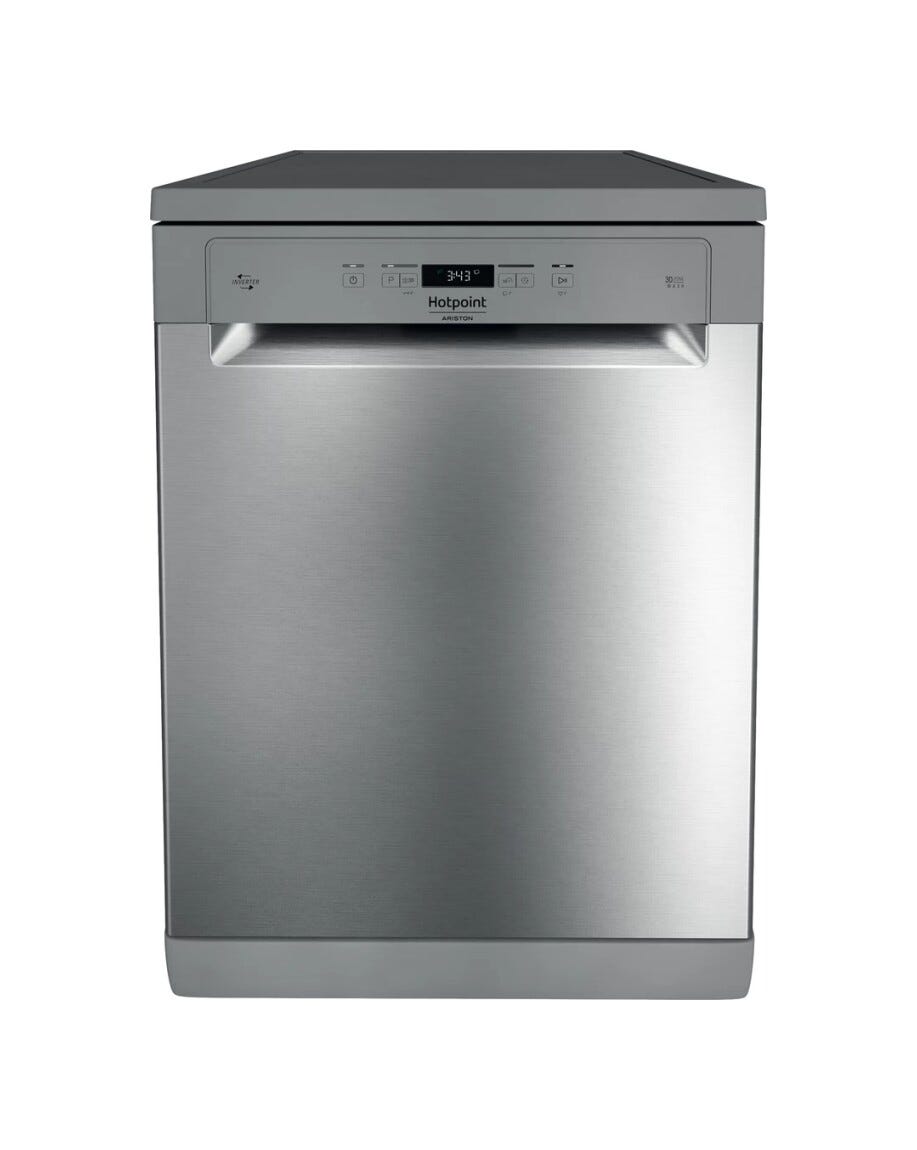 Hotpoint Ariston HFC 3C41 CW X Lavastoviglie a libera installazione cm. 60 - 14 coperti - inox