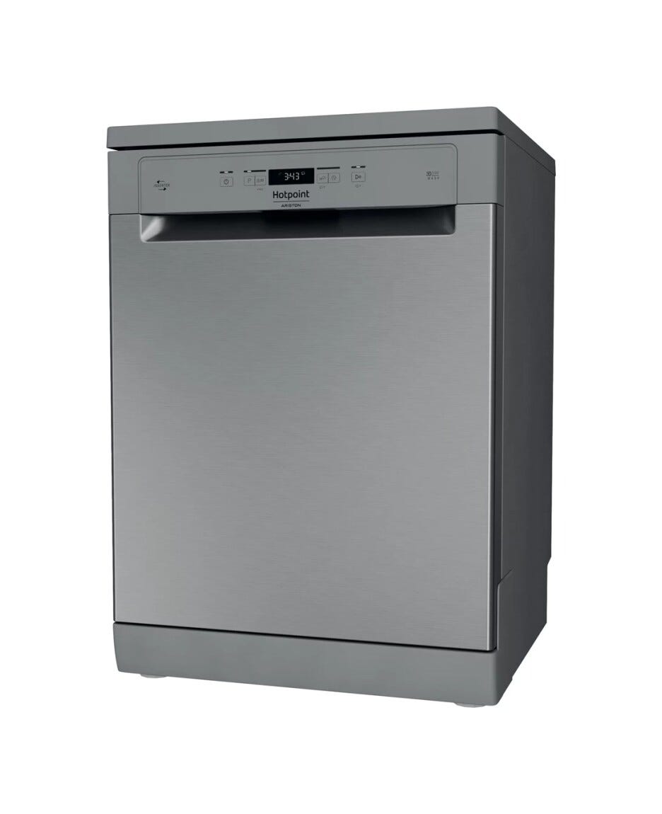 Hotpoint Ariston HFC 3C41 CW X Lavastoviglie a libera installazione cm. 60 - 14 coperti - inox