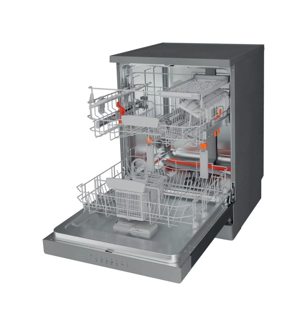 Hotpoint Ariston HFC 3C41 CW X Lavastoviglie a libera installazione cm. 60 - 14 coperti - inox