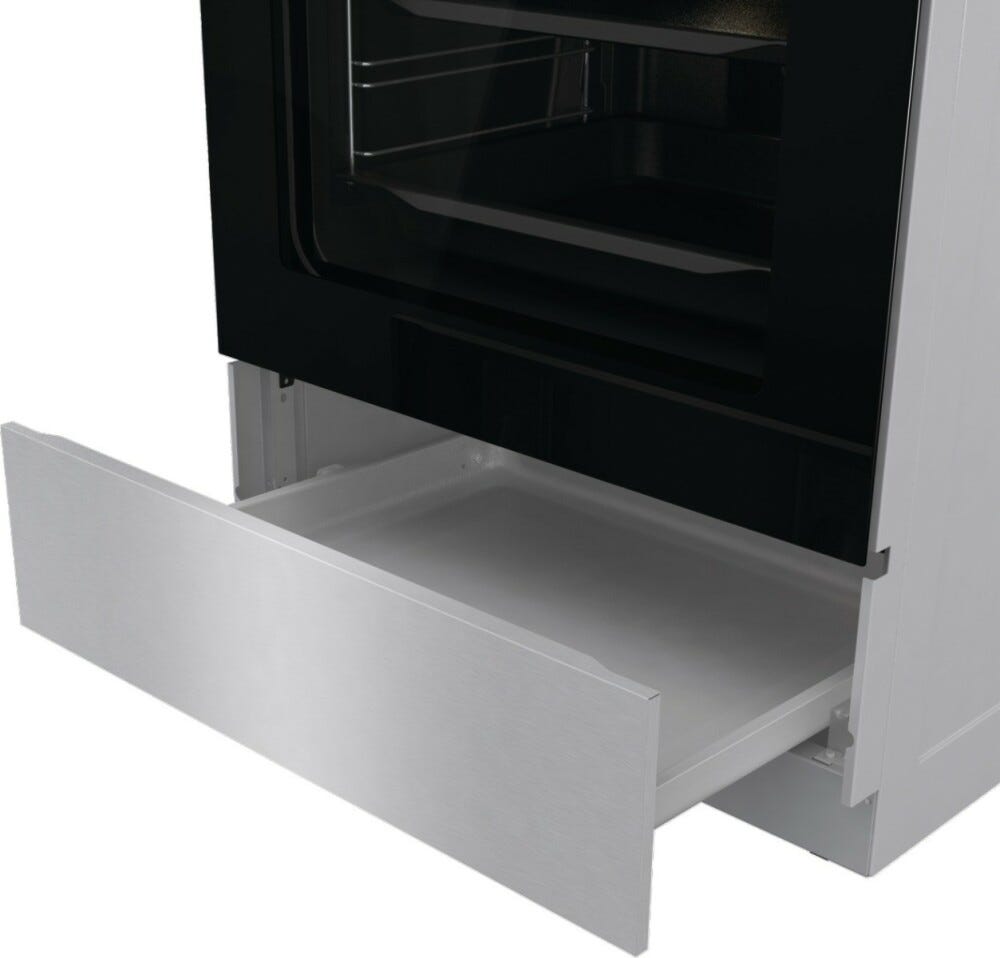 Gorenje GECS6C70XC Cucina da accosto cm. 60 - 4 zone elettriche + 1 forno elettrico - inox