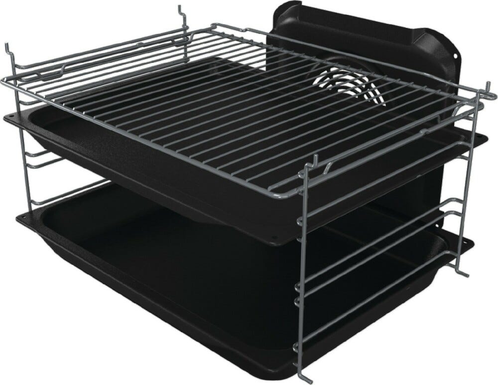 Gorenje GECS6C70XC Cucina da accosto cm. 60 - 4 zone elettriche + 1 forno elettrico - inox
