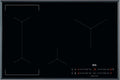 AEG IKK84443FB SERIE 6000 BRIDGE Piano cottura a induzione cm 80 - vetroceramica nero