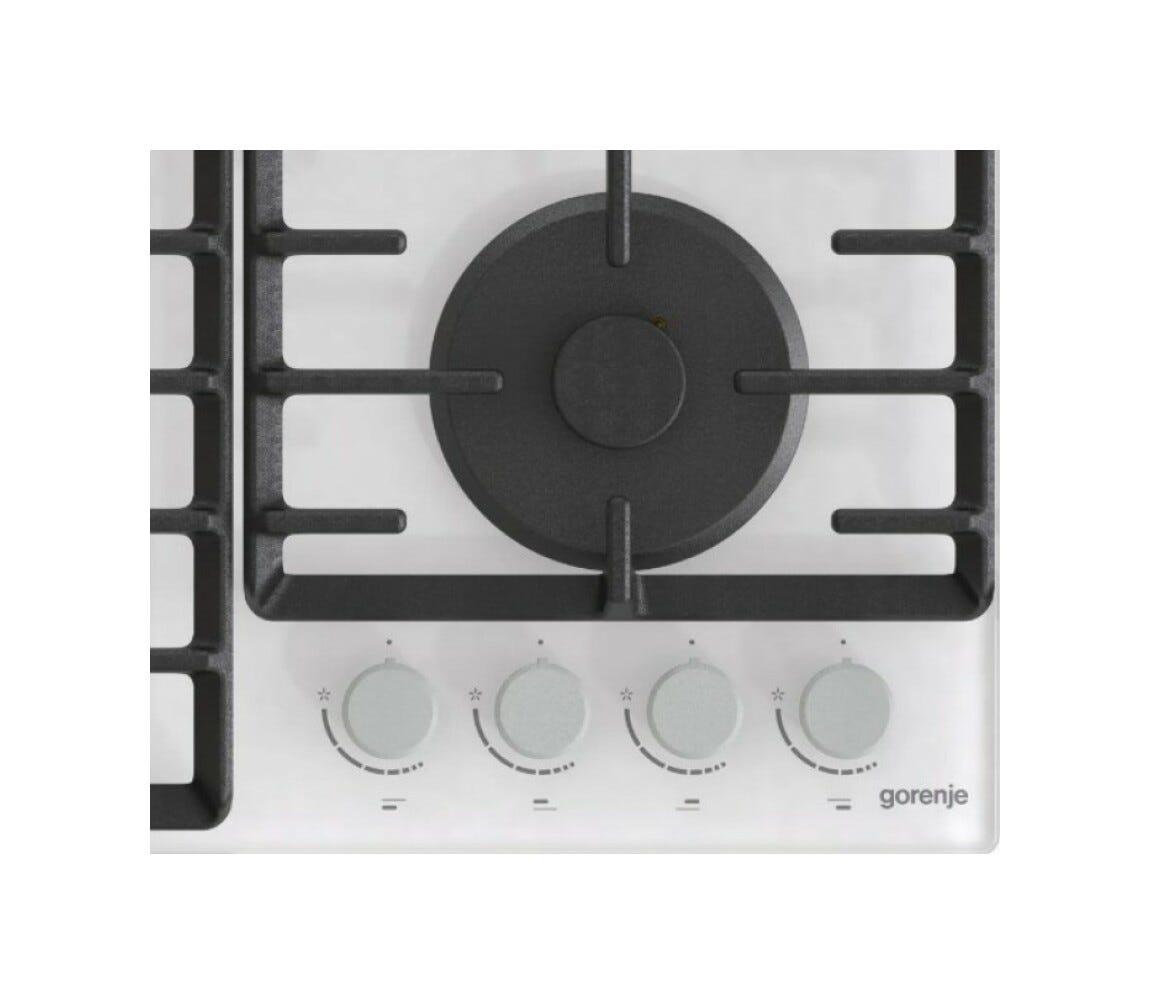 Gorenje GT642AXW Piano cottura a gas cm. 60 - bianco