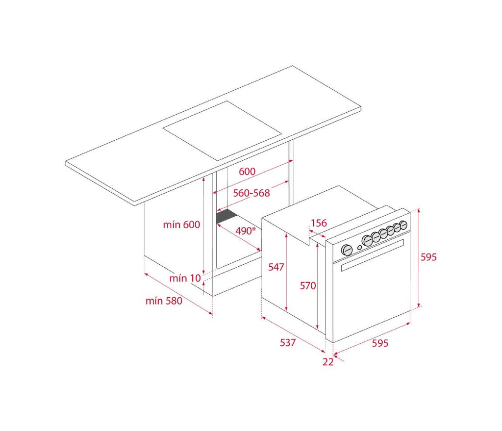 Teka HBE 490 ME Forno elettrico cm. 60 - bianco