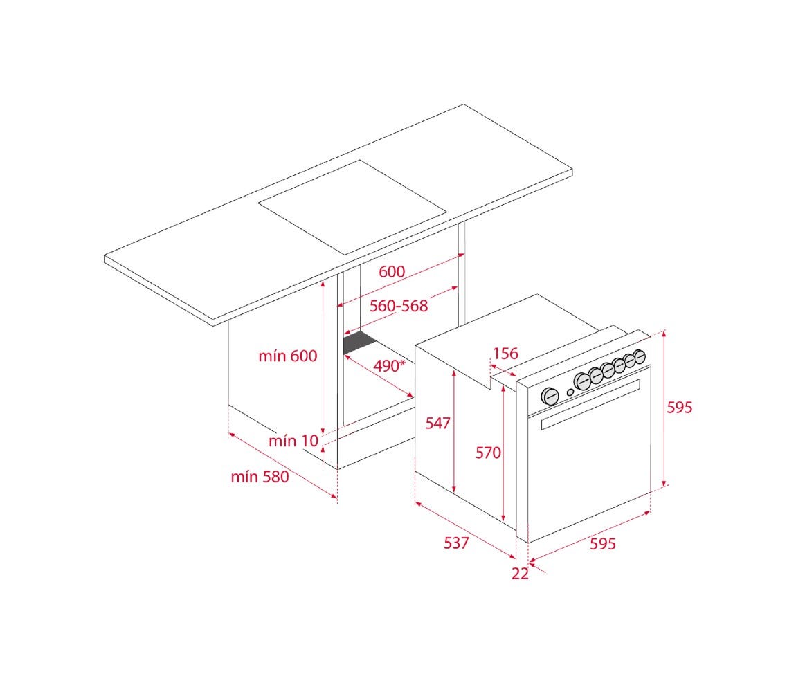 Teka HBE 490 ME Forno elettrico cm. 60 - bianco