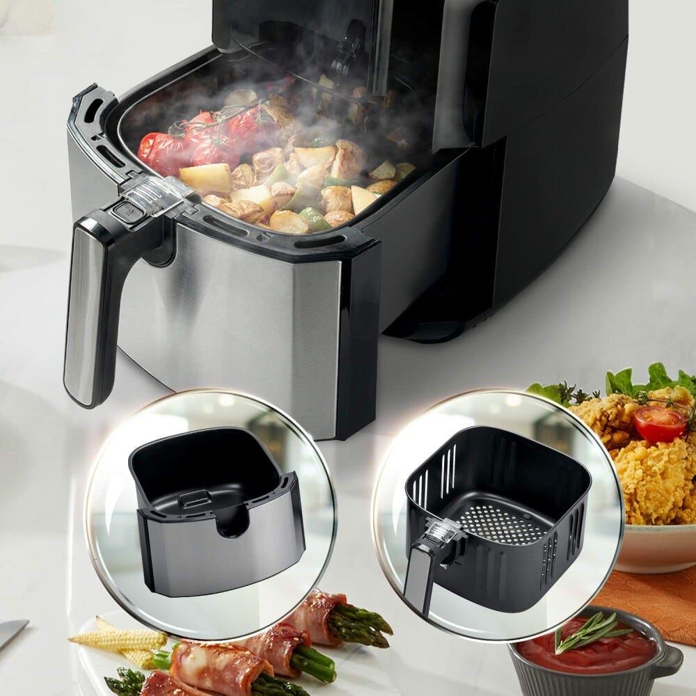 Hisense H06AFBS1S3 Friggitrice ad aria - nero/inox