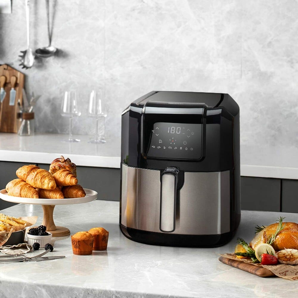 Hisense H06AFBS1S3 Friggitrice ad aria - nero/inox