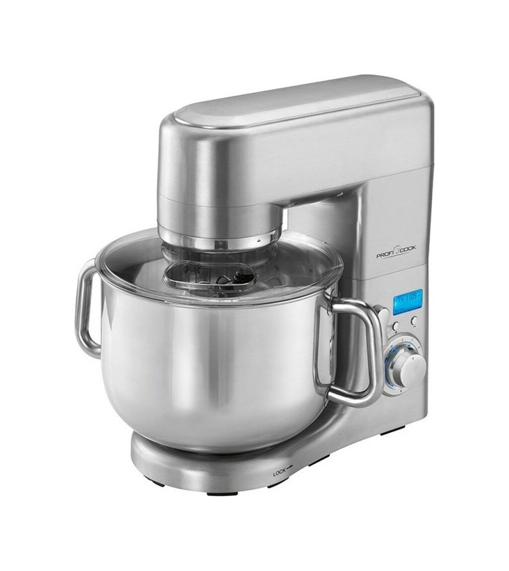 Proficook PCKM1096 Impastatrice da lt. 10 - alluminio