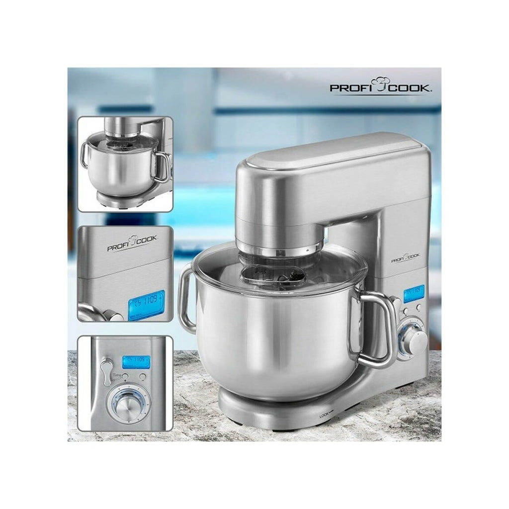 Proficook PCKM1096 Impastatrice da lt. 10 - alluminio