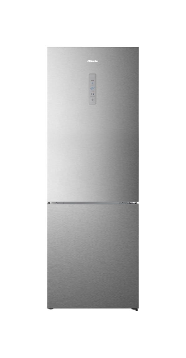 Hisense RB645N4BIE Frigorifero con congelatore a libera installazione - cm. 70 h. 200 - lt. 495 - inox
