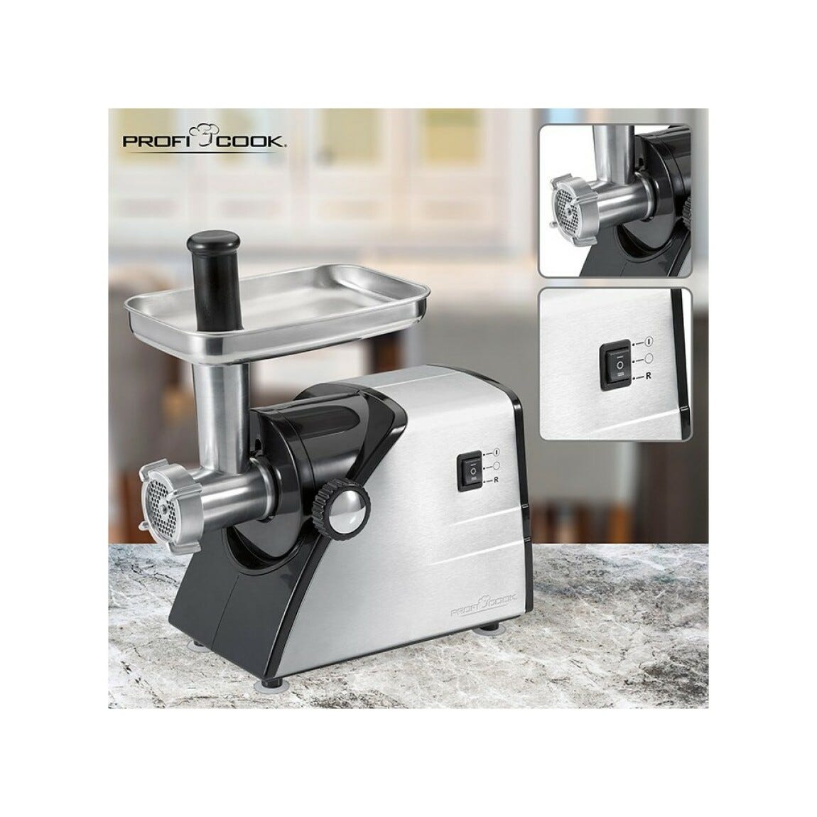 Proficook PCFW1060 Tritacarne - acciaio inox