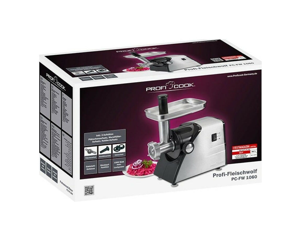 Proficook PCFW1060 Tritacarne - acciaio inox